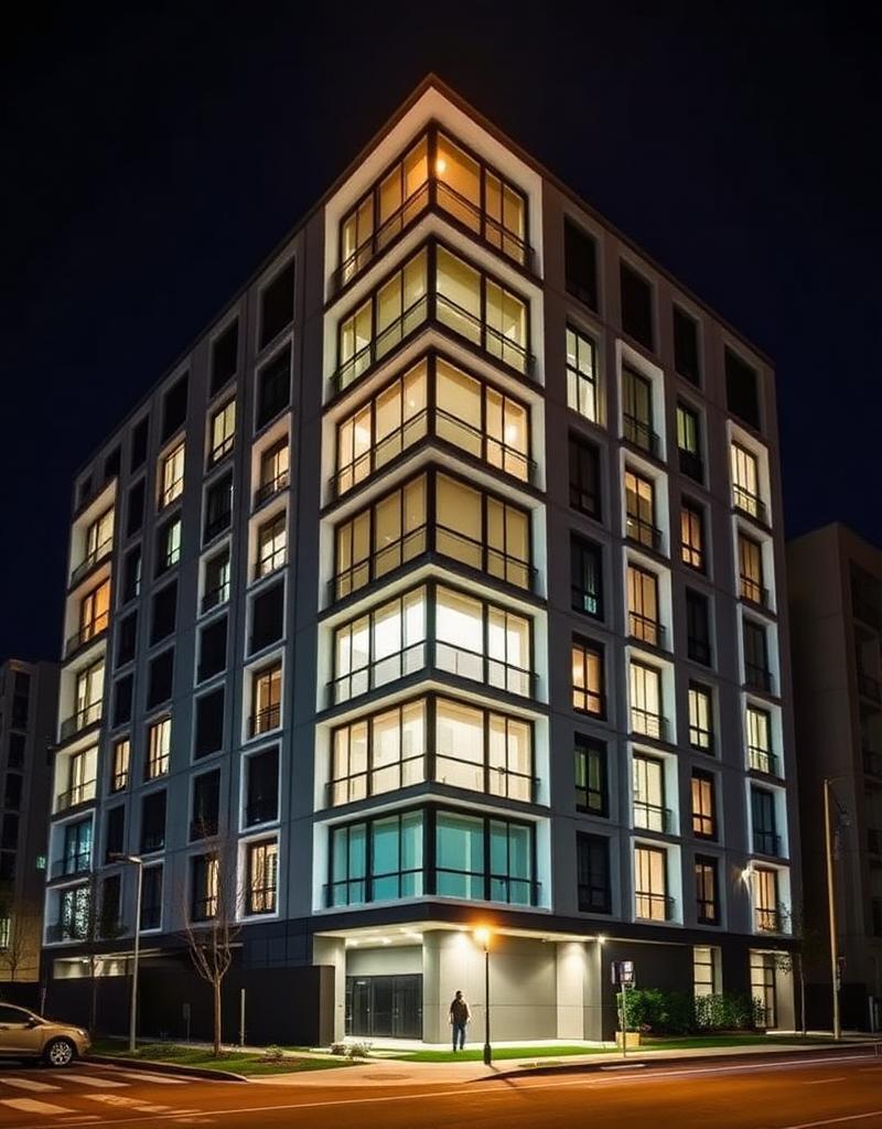 Edificio residencial build-to-rent para inversión institucional